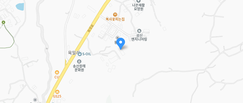 피엘코리아 공장 약도 — 경기 화성시 송산면 화성로 300-43